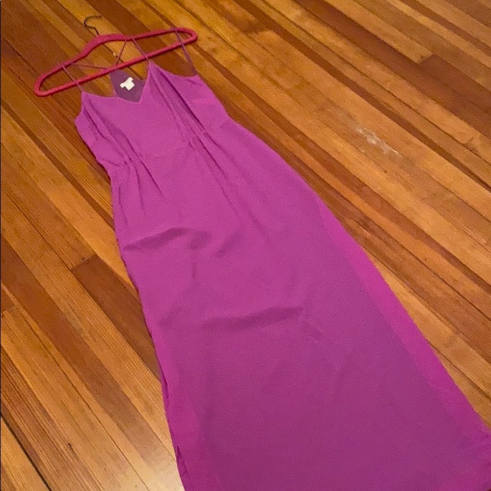 J crew magenta maxi dress